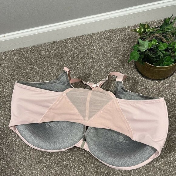 Trusst Lingerie The Eve Front Closure Full Figure Bra Size 44G New Pink - Picture 3 of 4